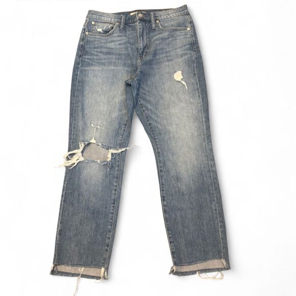 Madewell’s The High-Rise Slim Boy Jean Size 28 - Picture 2 of 5